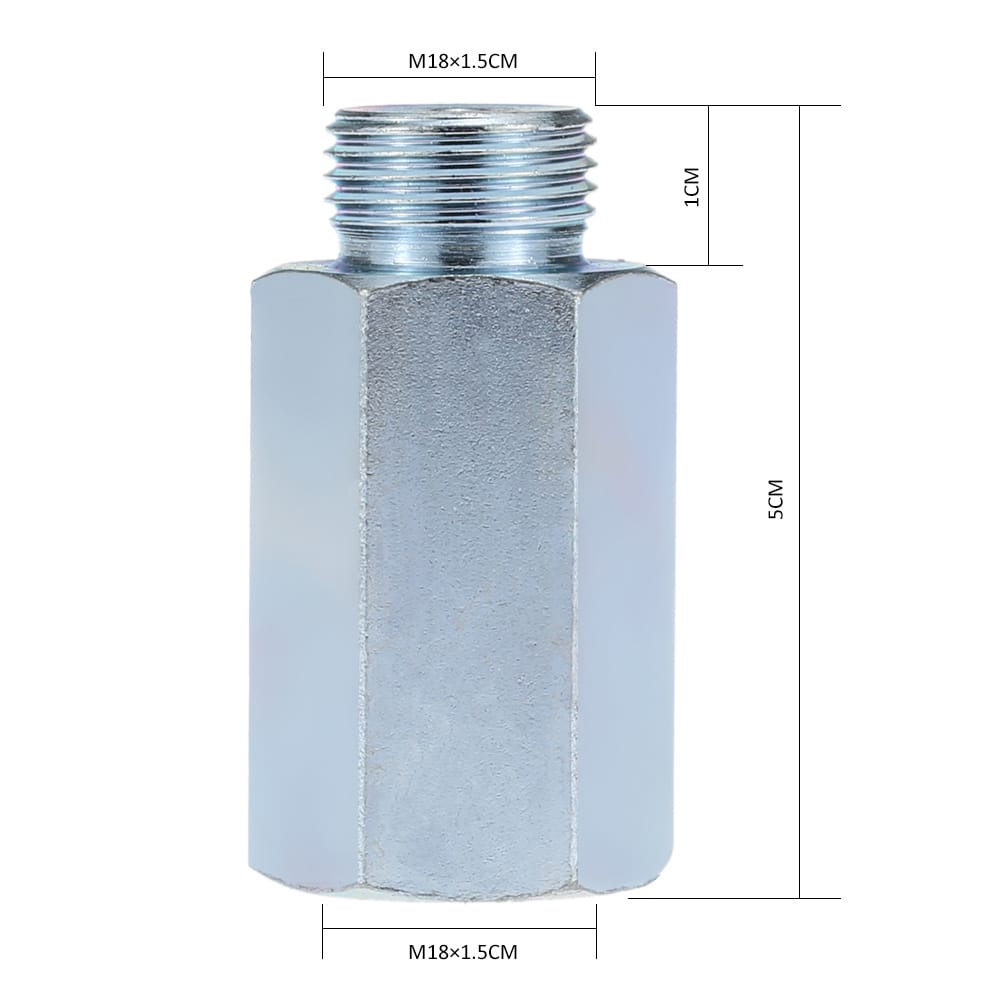 Stainless Steel Oxygen Sensor O2 Lambda Sensor Extender