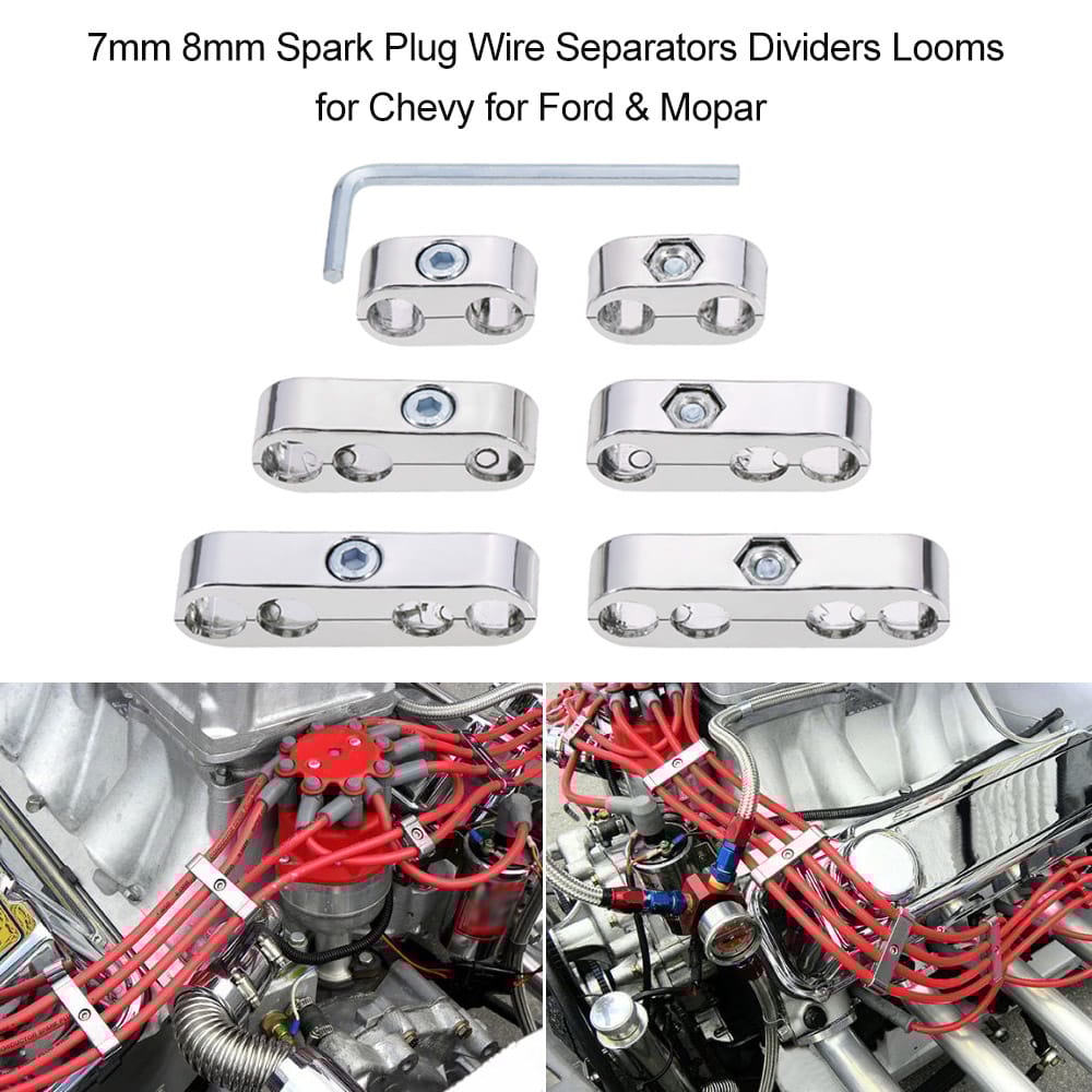 7mm 8mm Spark Plug Wire Separators Dividers Looms for Chevy