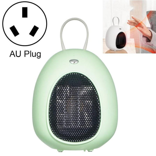Winter  Home Desktop Mini Heater, Size:AU Plug (Light Green)