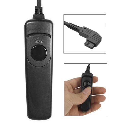 Remote Switch Shutter Release Cord RM-S1AM for SONY a100/a200/a300/a350/a700/a900, MINOLTA a7D/A5d (Black)