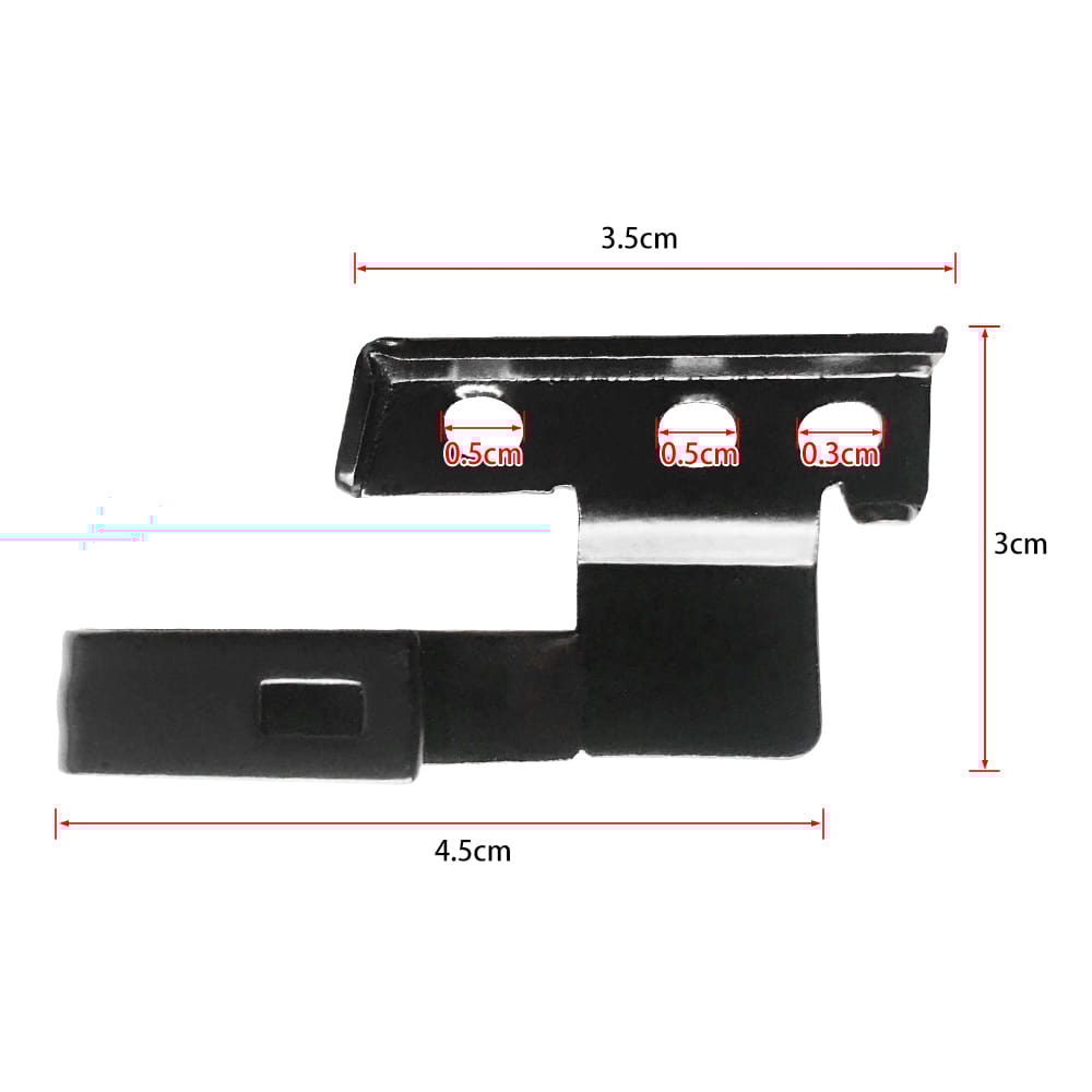 Pair Metal Front Universal Windshield Wiper Blade Arm