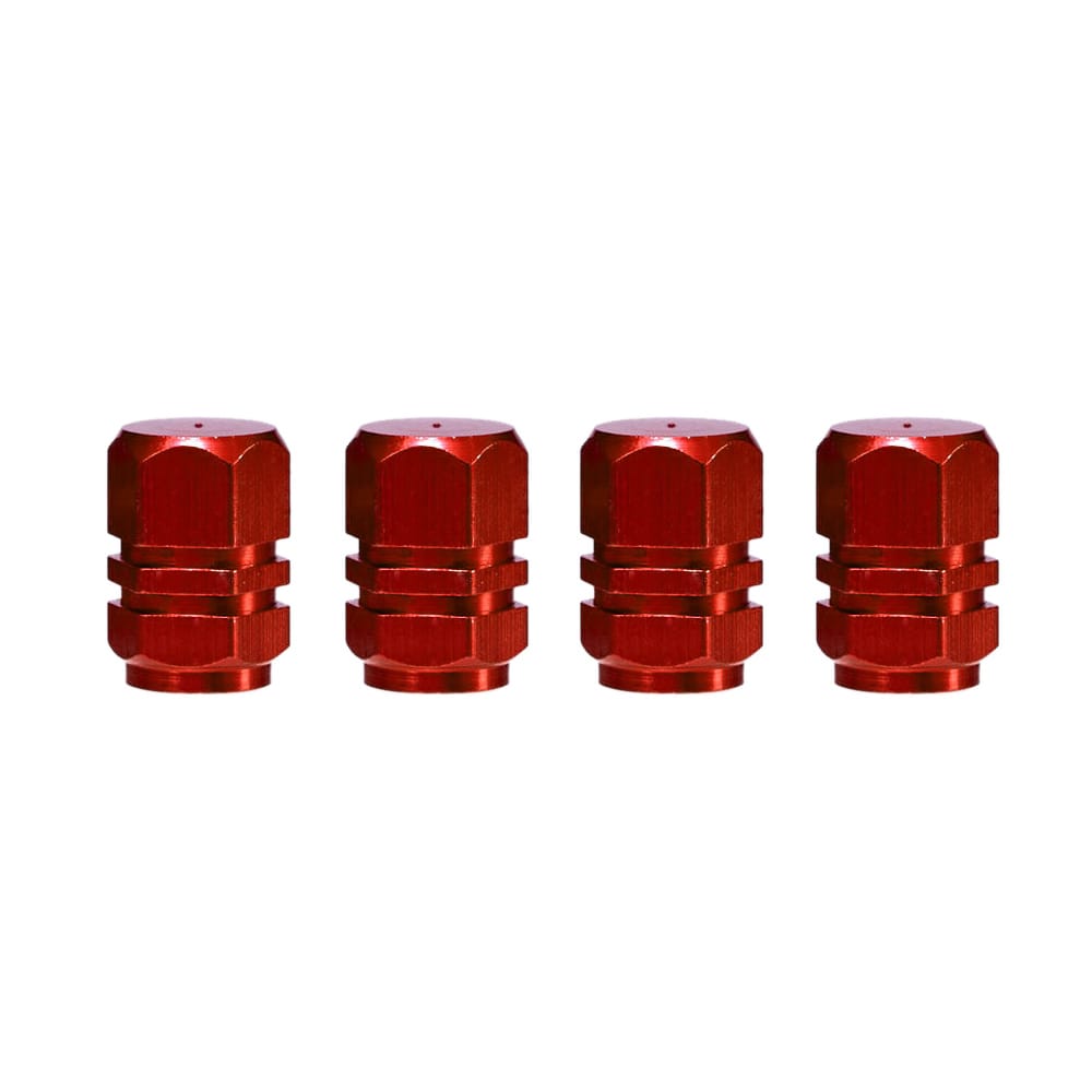 4PCS Aluminum Car Wheel Tires Valves Tyre Stem Air Caps