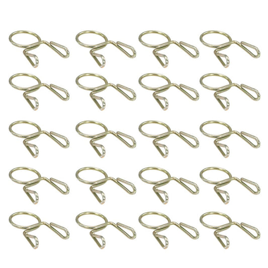 20X Fuel Line Hose Tubing Spring Clip Clamp 7mm For - 20 PCS