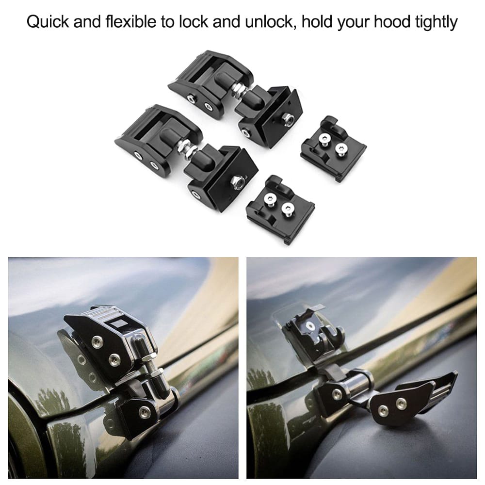 Hood Lock Latch Catch Car Engine Cover Lock for Jeep