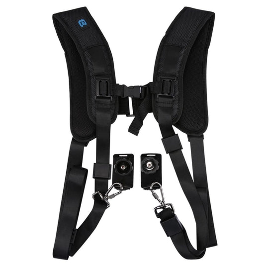 PULUZ Quick Release Double Shoulder Harness Soft Pad Decompression Foam Strap Belt for DSLR Digital Cameras (Style2)