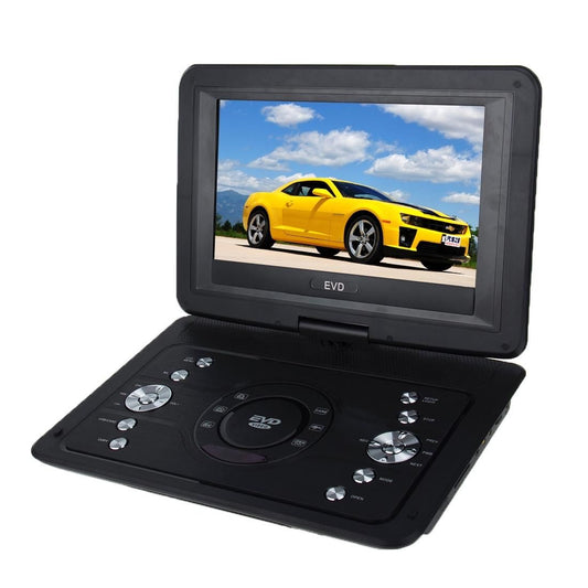 NS-118J 10.1 inch TFT LCD Digital Multimedia Portable TV & DVD Player with Rechargeable Battery, 270 Degree Rotation, Support FM / SD Card / USB