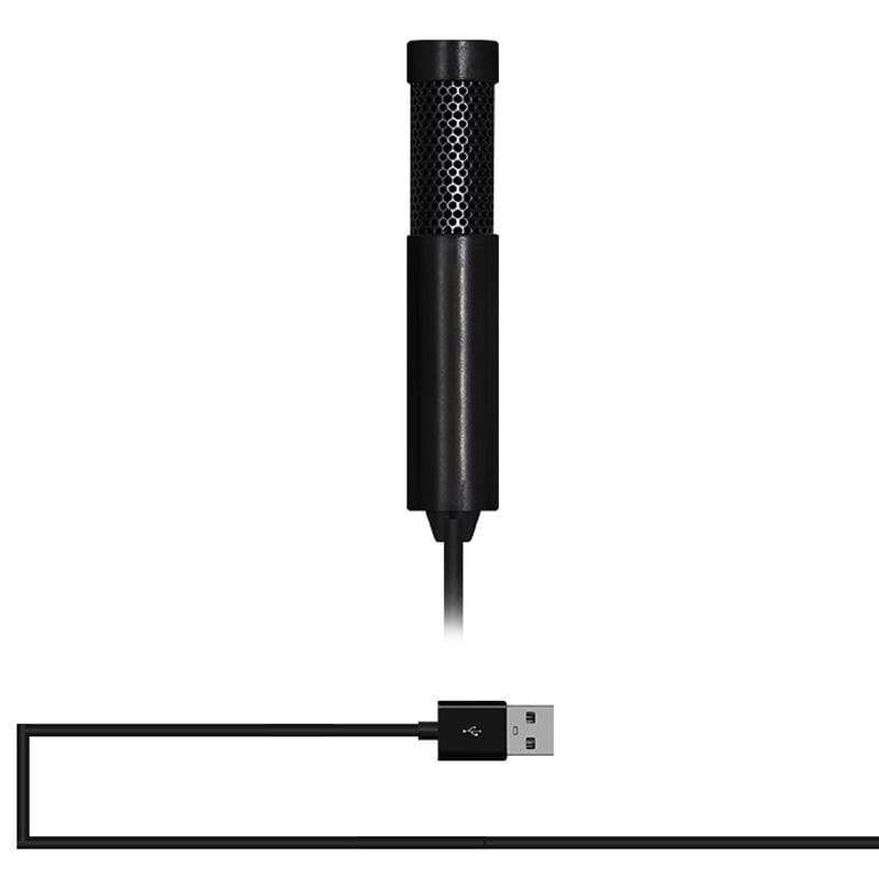 Yanmai SF555B Mini Professional USB 2.0 Studio Stereo Condenser Recording Microphone, Cable Length: 1.5m, Compatible with PC and Mac for Live Broadcast Show, KTV, etc. (Black)