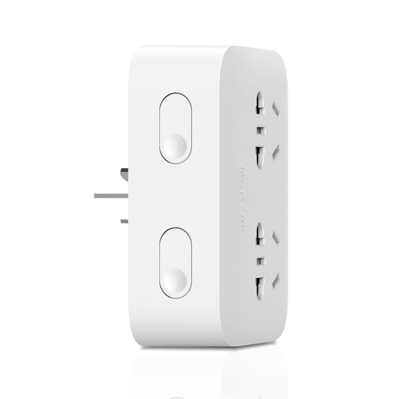Original Xiaomi Mijia Power Socket Strip 2 Sockets Plug Extension Patch Board with 2 Control Switches