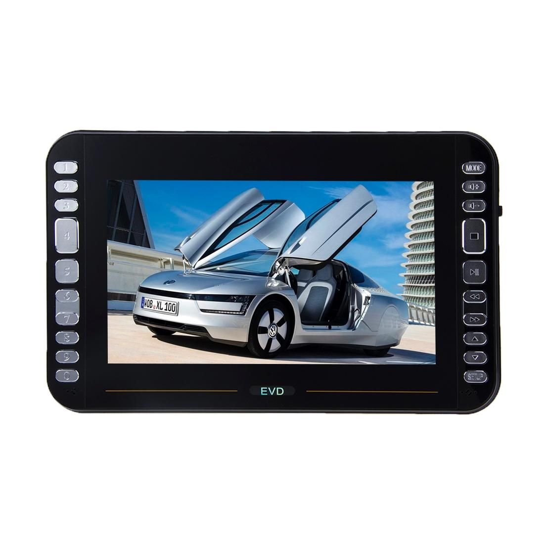 NS-KD107 10.1 inch TFT LCD Digital Multimedia Portable TV & DVD Player with Holder, Support AV / TF Card / USB