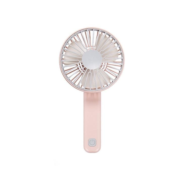 Portable Silent Multi-speed Wind Speed Folding USB Rechargeable Fan (Pink)