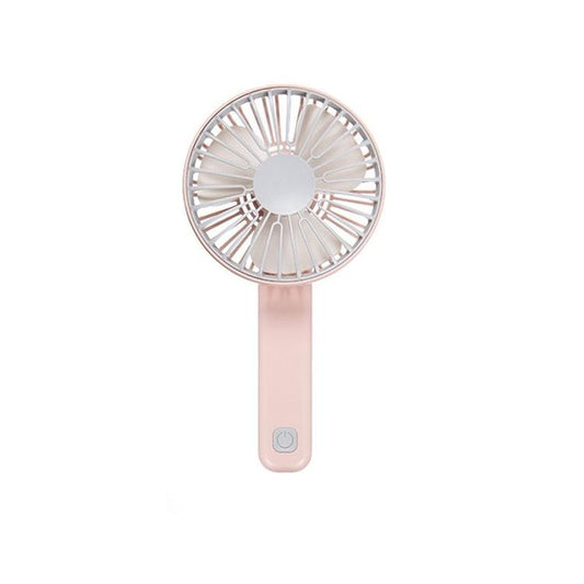 Portable Silent Multi-speed Wind Speed Folding USB Rechargeable Fan (Pink)