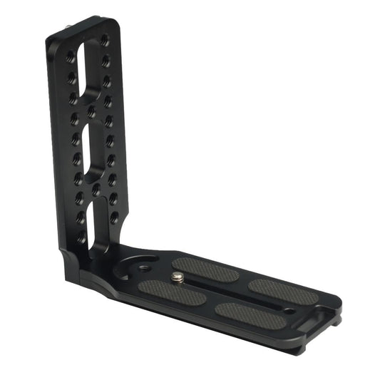 132D Universal 1/4 inch Vertical Shoot Quick Release L Plate Bracket Base Holder (Black)