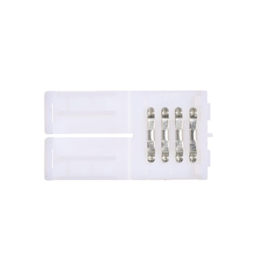 4 Pins RGB LED Strip Connector Quick Splitter 10 Pack White - 10 pcs