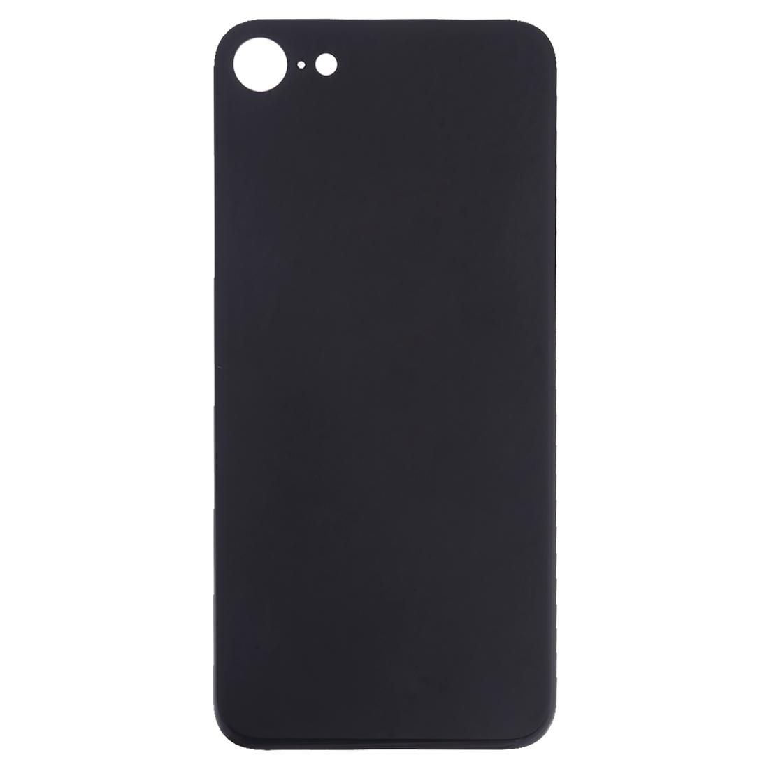 Easy Replacement Big Camera Hole Glass Back Battery Cover with Adhesive for iPhone 8 (White)