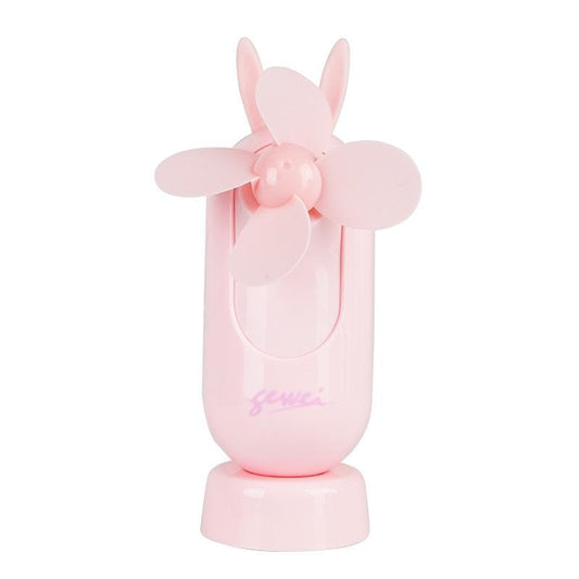 Portable USB Charging Silent Handheld Fan (Pink)