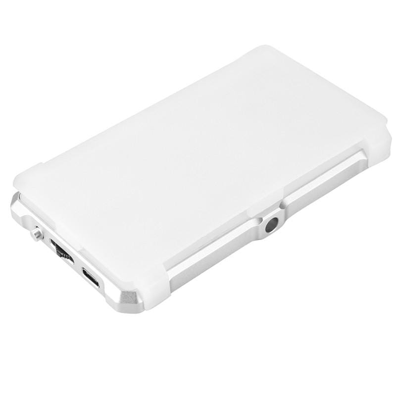 F12 Pocket 112 LEDs 1080LUX Professional Vlogging Photography Video & Photo Studio Light with OLED Display for Canon / Nikon DSLR Cameras (White)