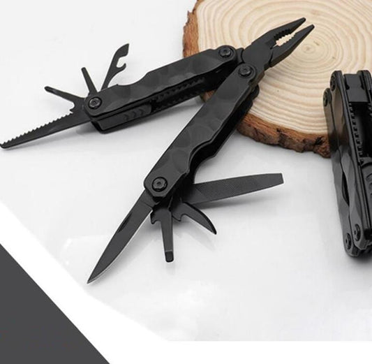 15 in 1 Outdoor Camping Survival Tool Foldable Multifunctional Pocket Plier (Standard Version)