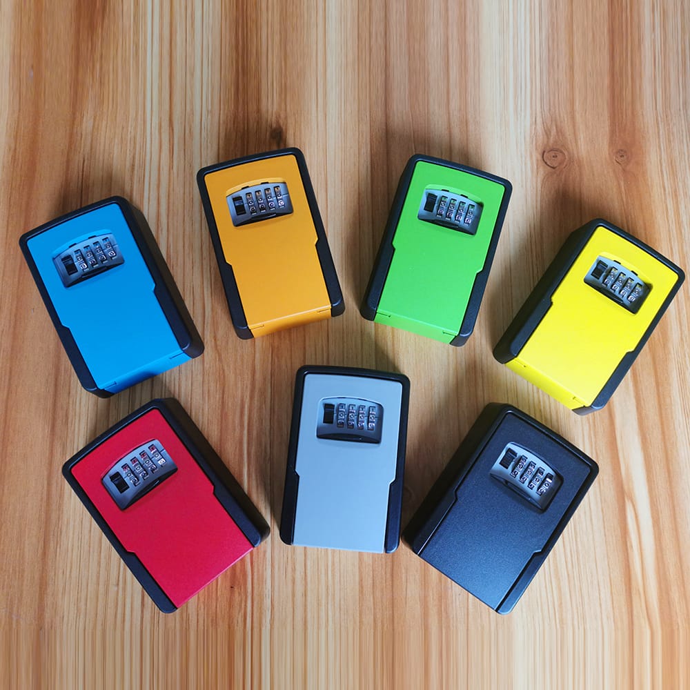 Key Storage Lock Box Wall Mounted Key Lock Box With 4-Digit