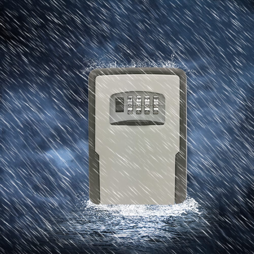 Key Storage Lock Box Wall Mounted Key Lock Box With 4-Digit