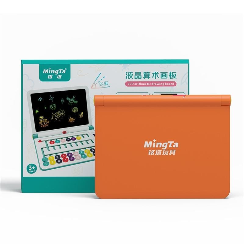 MINGTA MT8245 10 Inch LCD Handwriting Board Writing Board Drawing Board Children Small Blackboard ( Orange)