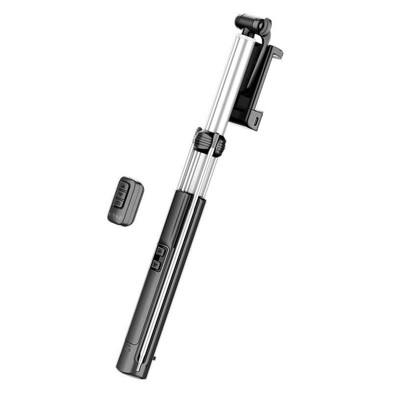 CYKE A18 Multifunction One-piece Wireless Bluetooth Selfie Stick with Double Fill light & Tripod & Remote Control, Maximum Stretching Length: 160cm (Pink)