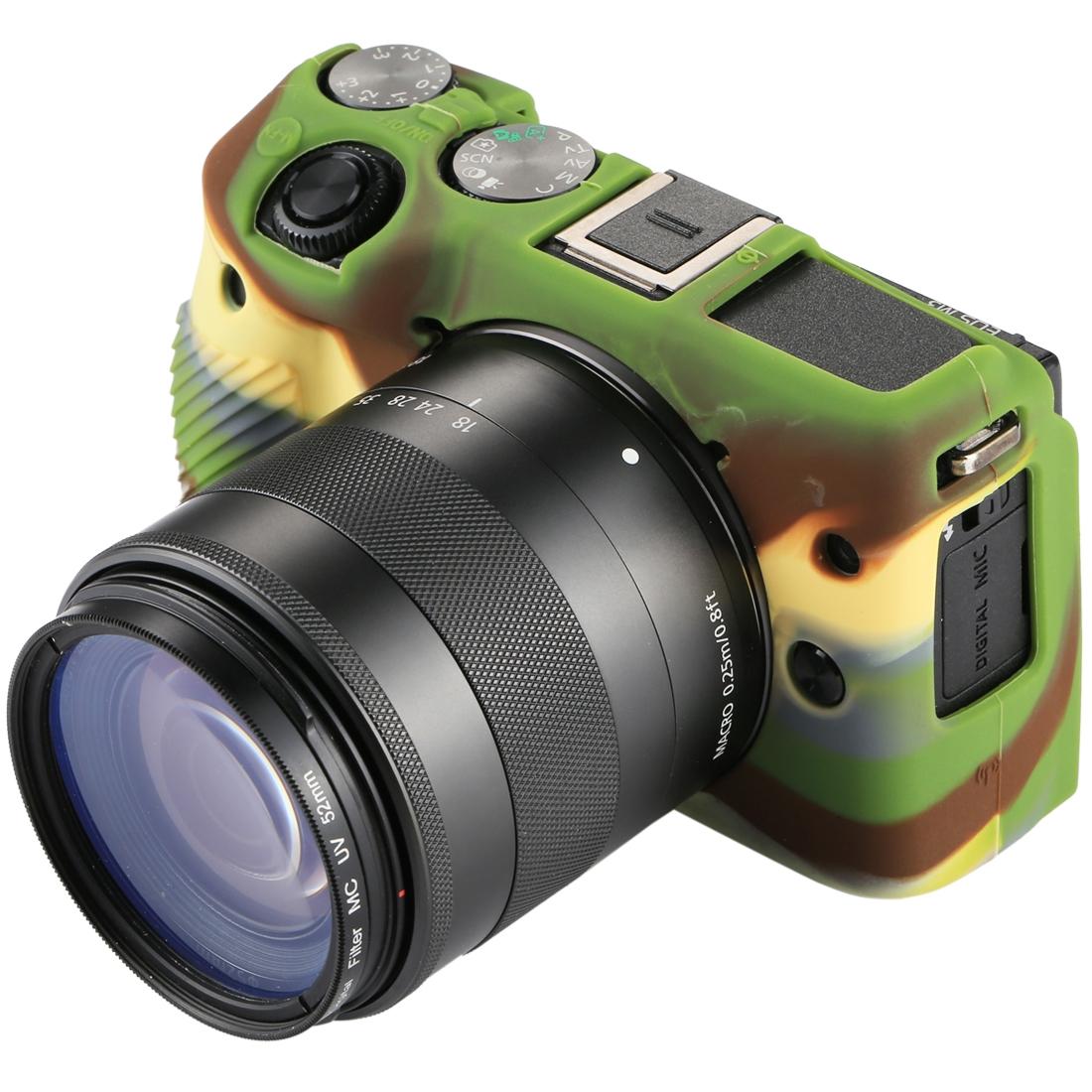 PULUZ Soft Silicone Protective Case for Canon EOS M3 (Style1)