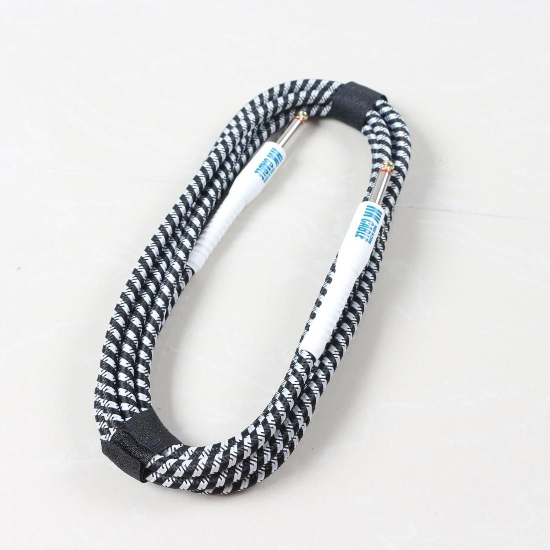 Wooden Guitar Bass Connection Cable Noise Reduction Audio Cable, Cable Length: 3m, Random Color Delivery