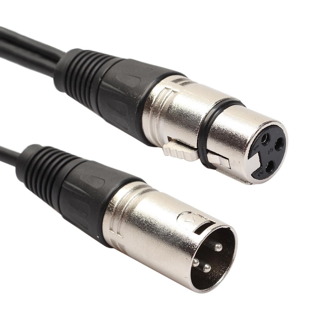 30cm 3 Pin XLR Female to Dual XLR Male Y Splitter Audio Cord Cable