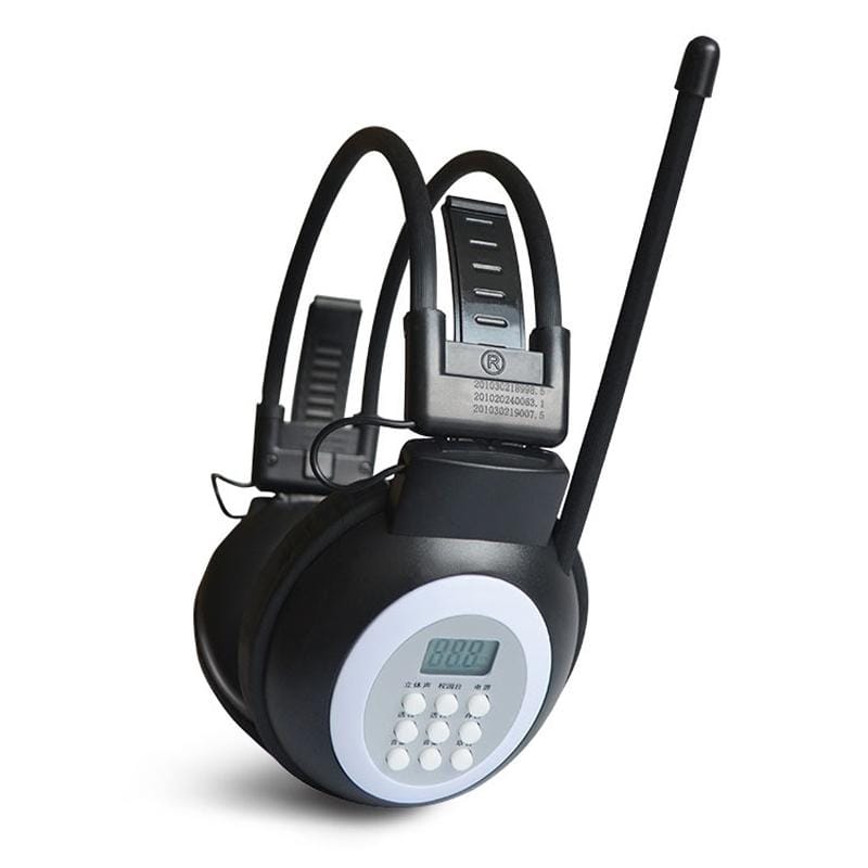 HRD-308S Portable FM Campus Radio Receiver Headset (Black)