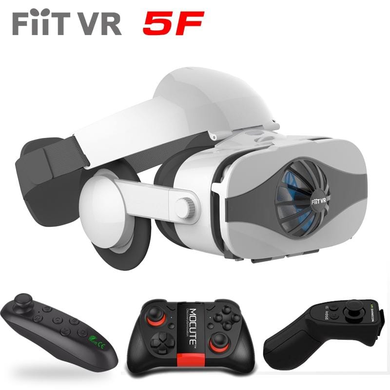 FiitVR 5F Headset Version Fan Cooling Virtual Reality Glasses 3D Glasses Deluxe Edition Helmets
