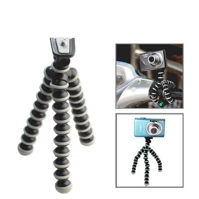 Flexible Grip Camera Tripod  for Mini Digital Camera (Black)