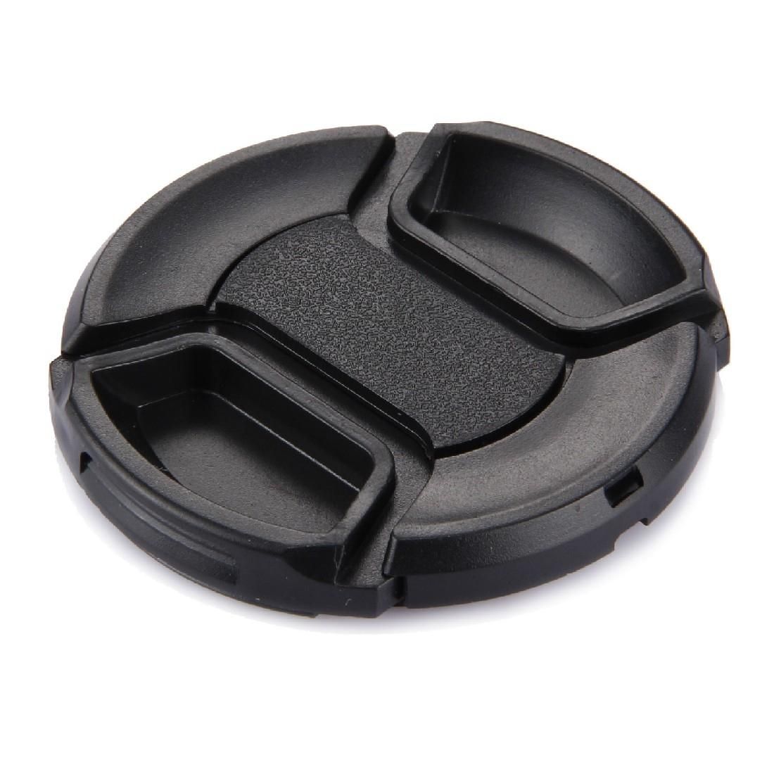 58mm Center Pinch Camera Lens Cap (Black)