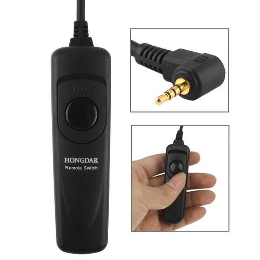 Remote Switch Shutter Release Cord DMW-RS1 for Panasonic Lumix DMC- FZ20, FZ30, FZ50, LC1 (Black)