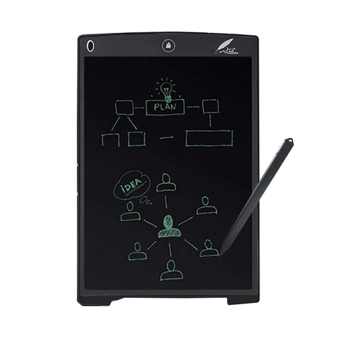 Howshow 12 inch LCD Pressure Sensing E-Note Paperless Writing Tablet / Writing Board (Black)