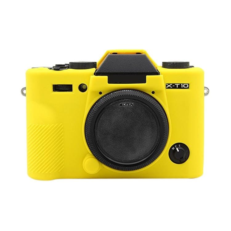 PULUZ Soft Silicone Protective Case for FUJIFILM XT10 (Yellow)