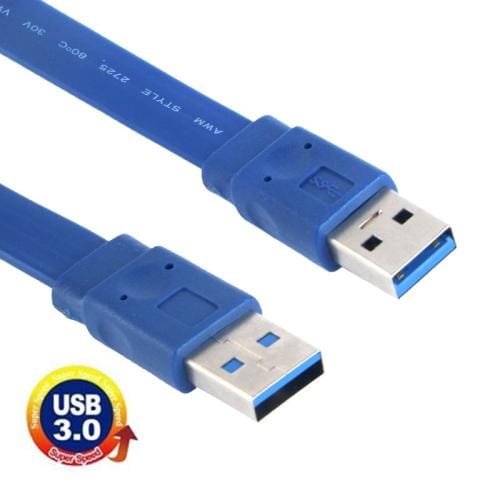 Noodle Style USB 3.0 A Male to A Male  Cable, Length: 1m (Style3)