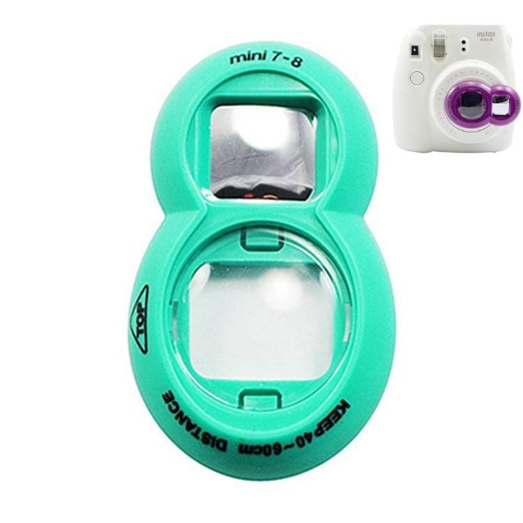 2PCS Selfie Mirror for Polaroid Mini7s / Mini8 (Green)