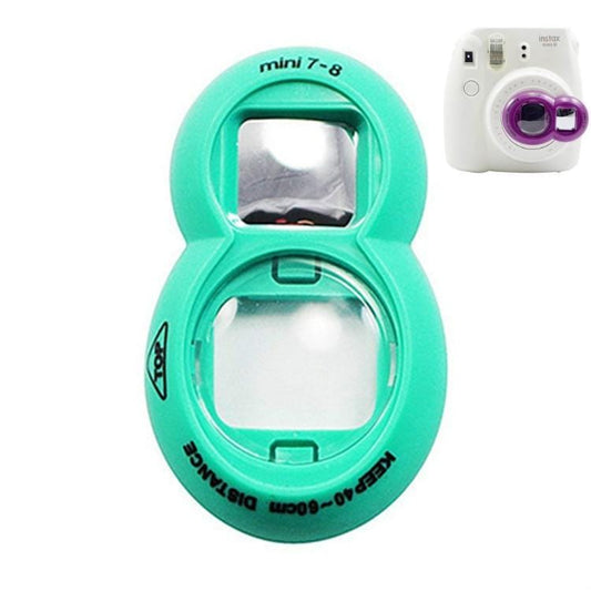 2PCS Selfie Mirror for Polaroid Mini7s / Mini8 (Green)