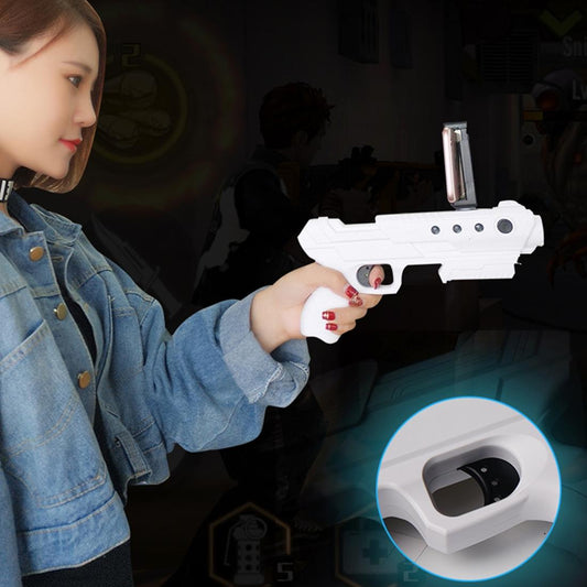 New Tech Entertainment Immersive AR-Gun RK2 Shooting Game Equipment Virtuality and Reality Interaction Bluetooth AR Gaming,   Bluetooth: 4.0 Version (White)