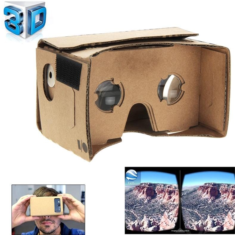 Cardboard 3D Glasses Virtual Reality with NFC Tag for Galaxy Note 4 / S5 / Other NFC Smartphone, Suit for 4.0 - 5.0 inch Smartphone (Style1)