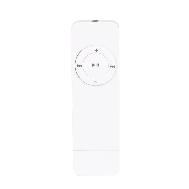 Fashionable Portable Long Sport Lossless Sound Music Media MP3 Player, Support Micro TF Card, Host Only, Memory Capacity:4GB (White)