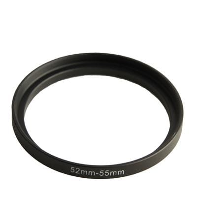 52mm-55mm Lens Stepping Ring (Black)