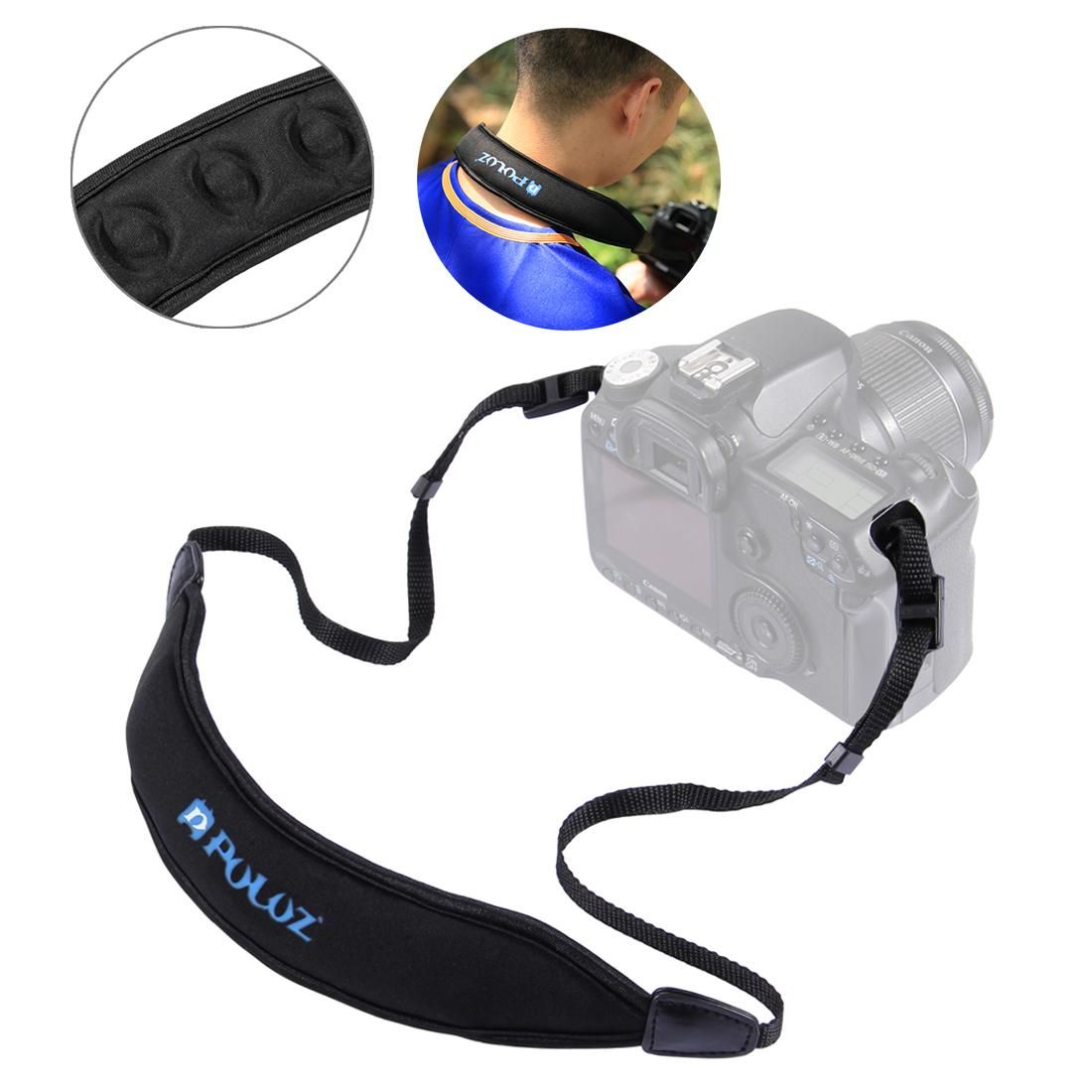 PULUZ Massage Strap, Anti-Slip Soft Diving Pad Single Shoulder Strap for SLR / DSLR Cameras