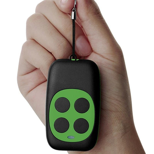 Colorful Four-Key Copying Remote Garage Door Gate Wireless Remote Control 433MHZ Copy Key Cloning Duplicator (Green)