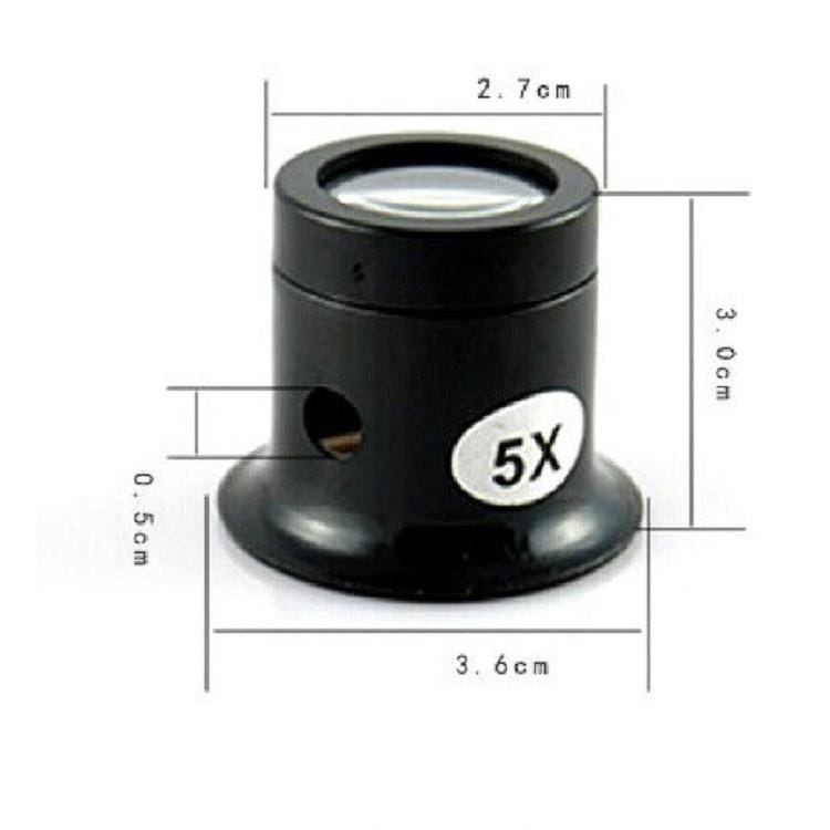 Watch Repair Tool Eyepiece Repair Watch Eye Mask Magnifier, Color:5X