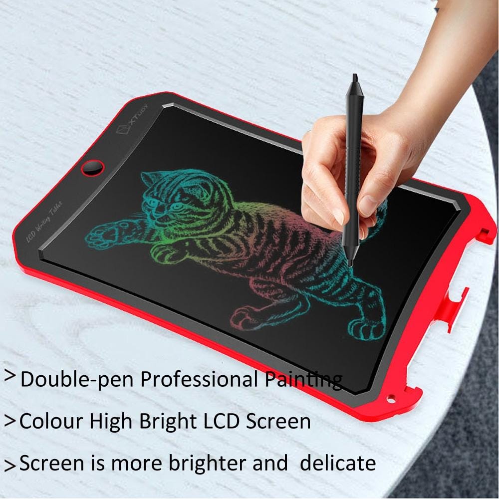 WP9309 8.5 inch LCD Color Screen Writing Tablet Handwriting Drawing Sketching Graffiti Scribble Doodle Board for Home Office Writing Drawing (Pink)