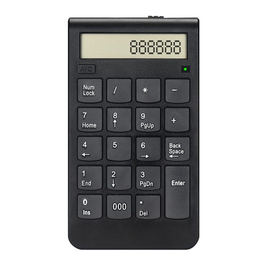 19 Keys Number Keyboard 2.4G Digital Display Rechargeable