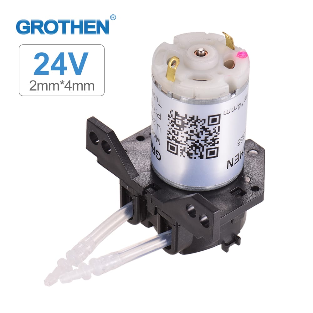 GROTHEN DC 24V Dosing Pump Peristaltic Pump Mini Water - 2mmX4mm