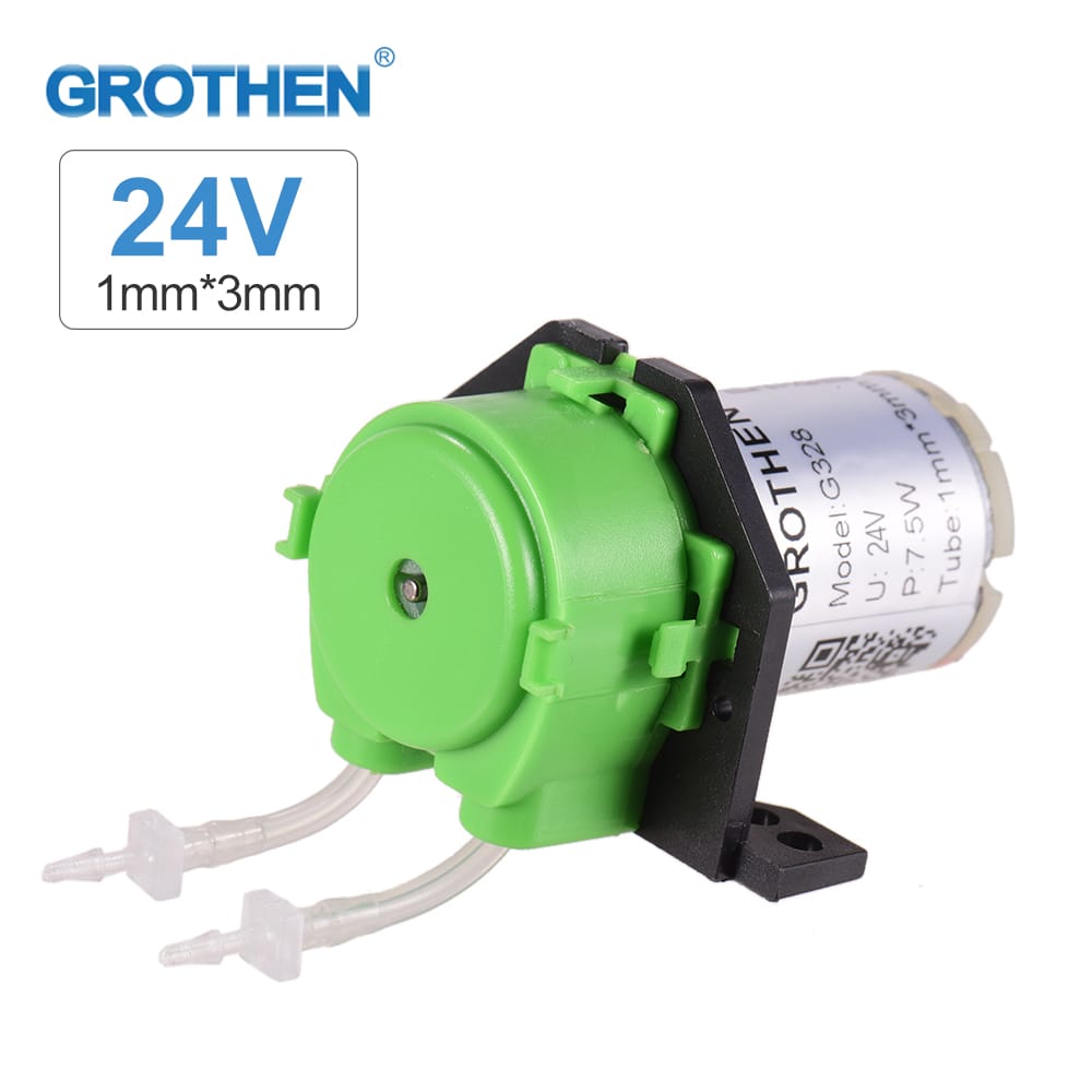 GROTHEN DC 24V Dosing Pump Peristaltic Pump Mini Water - 1mmX3mm
