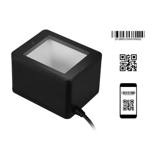 Aibecy YHD-9800 Desktop 1D/2D/QR Barcode Scanner USB Wired